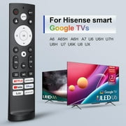 Replacement Remote Control for Hisense Smart Google TV，for Hisense 4K UHD ULED Google TVs-No Voice