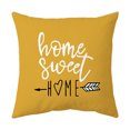 thumbnail image 2 of ShenMo 4pcs Yellow Simple Geometric Pillow Case Nordic Home Decor Pillow, 2 of 5