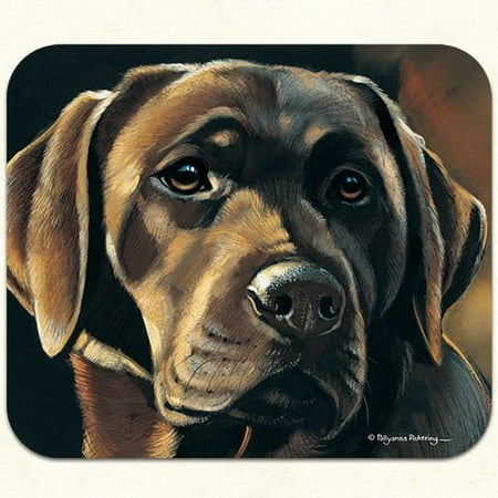 - Fiddler's Elbow Pollyanna Pickering Chocolate Labrador Lab, 9 X 8 By Mouse Pad