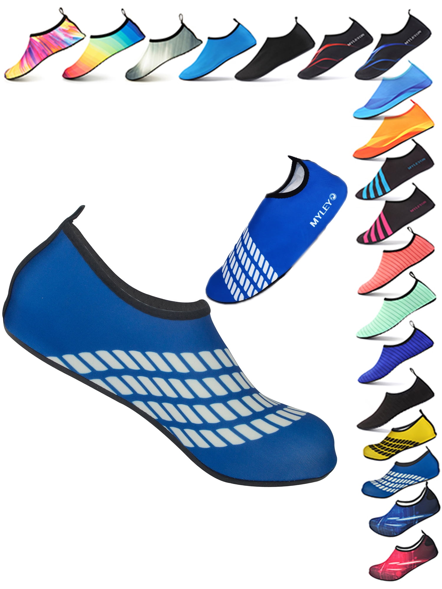 SAYFUT Water Shoes Beach Shoes for Men Women Barefoot QuickDry Aqua