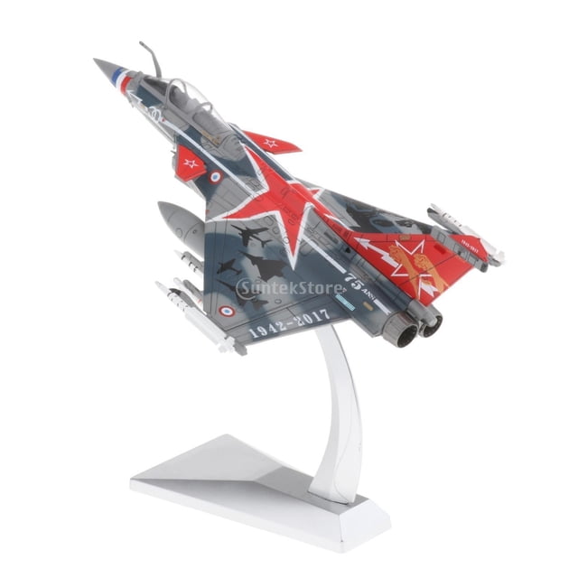 1/72 Rafale France Fighter, aleación Diecast Model & Display Stand Coleccionables Decoración de oficina Hugo Aviones Diecast