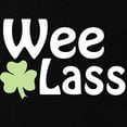 thumbnail image 2 of CafePress - Wee Lass Shamrock Maternity Dark T Shirt - Maternity Dark T-Shirt, 2 of 3