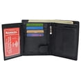 thumbnail image 3 of Genuine Leather RFID Signal Blocking Wallets For Men - Large Capacity - Hipster Bifold Multi Credit Card Holder, 3 of 37