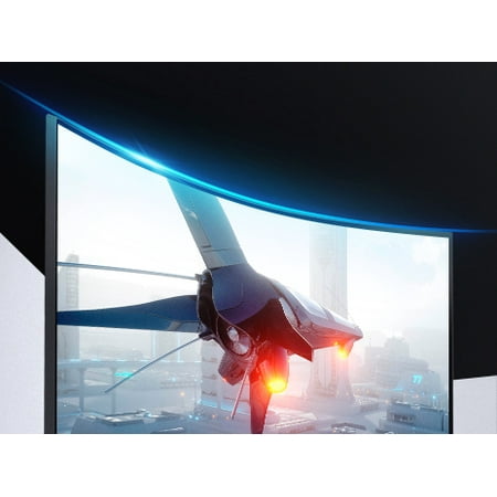 Samsung - Odyssey G7 27" LED Curved QHD FreeSync and G-SYNC Compatible Monitor with HDR (DisplayPort, HDMI) - Black