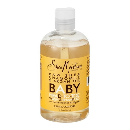 Shea Moisture Baby Head-To-Toe Wash & Shampoo Raw Shea Chamomile & Argan Oil, 13.0 FL OZ