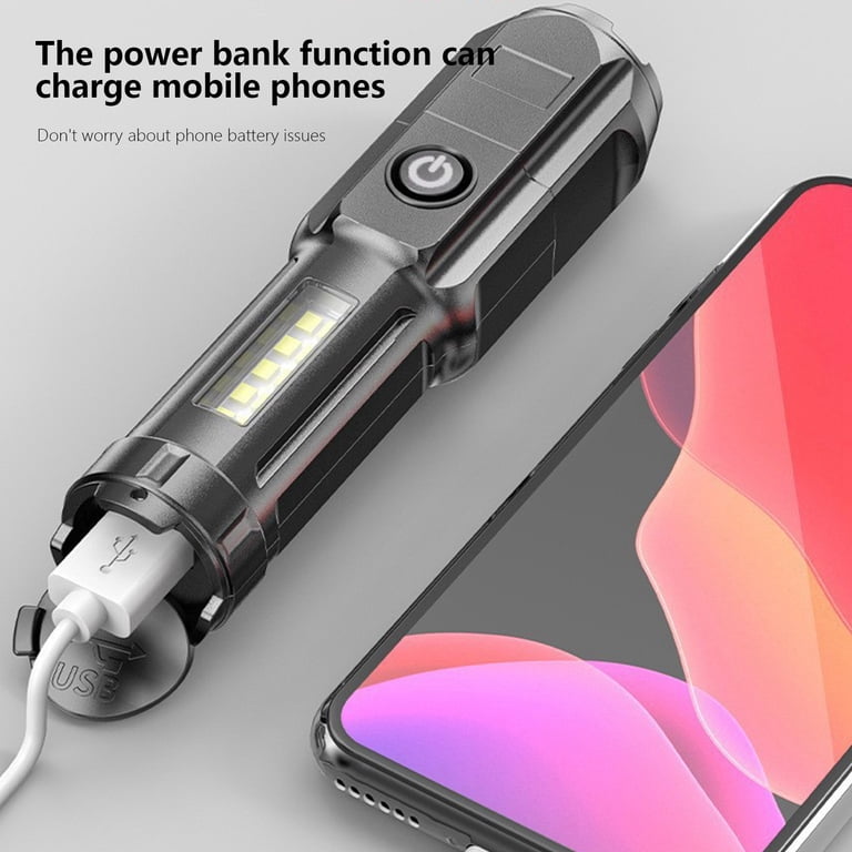 bright 5000lumen led zoom flashlight torch rechargeable 18650 battery charger ELESALL Flashlight, 5000 Lumen with Digital Display, 8 Modes & IPX4 Waterproof EDC Flashlights with Magnetic Base for Camping, Home, Emergency, Rescue Powerful 5000 Lumen LED Flashlight LED Rechargeable Tactical Flashlight -