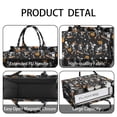 thumbnail image 4 of Large Capacity Tote Bag,Black Halloween Dancing Skeletons Handbag Fashion Luxury Tote Bag,15.7"x13"x 5.1" Inches,Laptop Compatible, 4 of 6