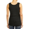 thumbnail image 3 of Oh! Mamma Maternity Women's Short Sleeve T-Shirt & Tank Top, 2 Pack (Womens & Women's Plus), 3 of 4