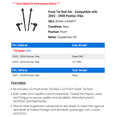 thumbnail image 2 of Front Tie Rod Set - Compatible with 2003 - 2008 Pontiac Vibe 2004 2005 2006 2007, 2 of 2