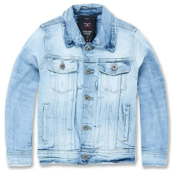 Jordan Craig Kids Bayside Denim Trucker Jacket (Sky Blue)