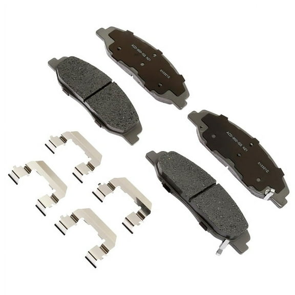 ACDelco Gold Performance Ceramic Brake Pad Set, w/ Hardware Fits select: 2008-2009 CADILLAC CTS HI FEATURE V6, 2010-2014 CADILLAC CTS LUXURY COLLECTION