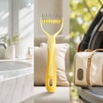 thumbnail image 6 of Pet Detangling Brush, Fine-Tooth Deshedding Comb, Stainless Steel Grooming Brush, Skin-Safe Rounded Blade Pet Grooming Tool, for Long Short Haired Dog Cat Knot Mat Removal Shedding Reduction, 6 of 6