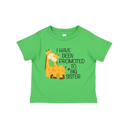 Inktastic I Have Been Promoted to Big Sister Girls Toddler T-Shirt