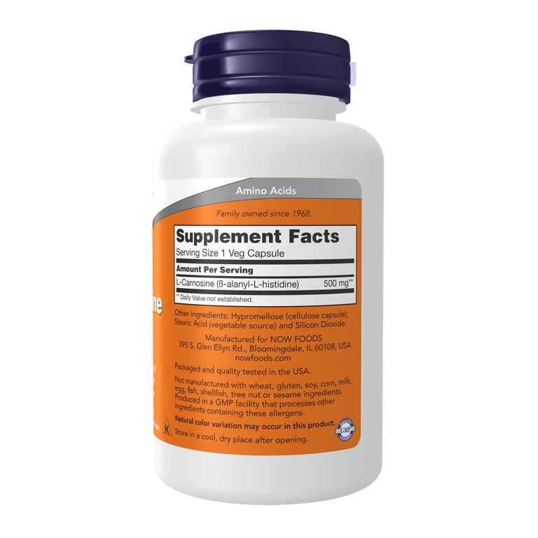 what is the difference between l carnosine and l carnitine NOW Supplements, L-Carnosine (Beta-Alanyl-L-Histidine) 500 mg, Healthy Aging, 100 Veg Capsules Ipamorelin Reviews Complaints Best Eye cream to reduce puffiness and dark circles Size:1 Gallon ($175)