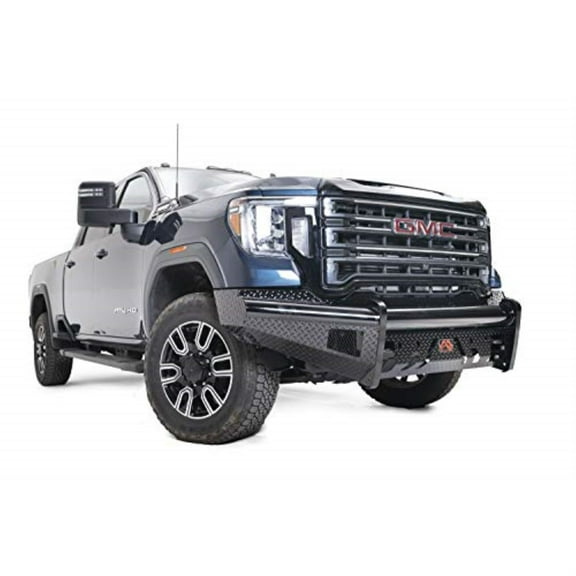 20-C Sierra 2500/3500 Black Steel Front Bumper W/ No Guard Fits select: 2020-2022 GMC SIERRA