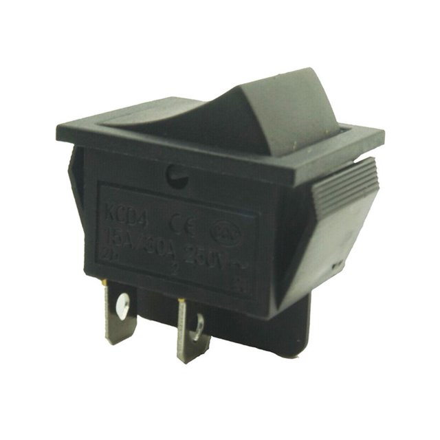 HLONK 1 Pcs Kids Cars Parts Rocker Foot Switch Accelerator Pedal Switch Fits 12V/6V Models Reset Control 2-Pin Sockets for Kids Electric Cars