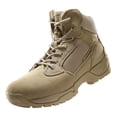 thumbnail image 2 of Bota táctica militar NORTIV 8 con cremallera lateral de cuero, talla 10.5, 2 of 7