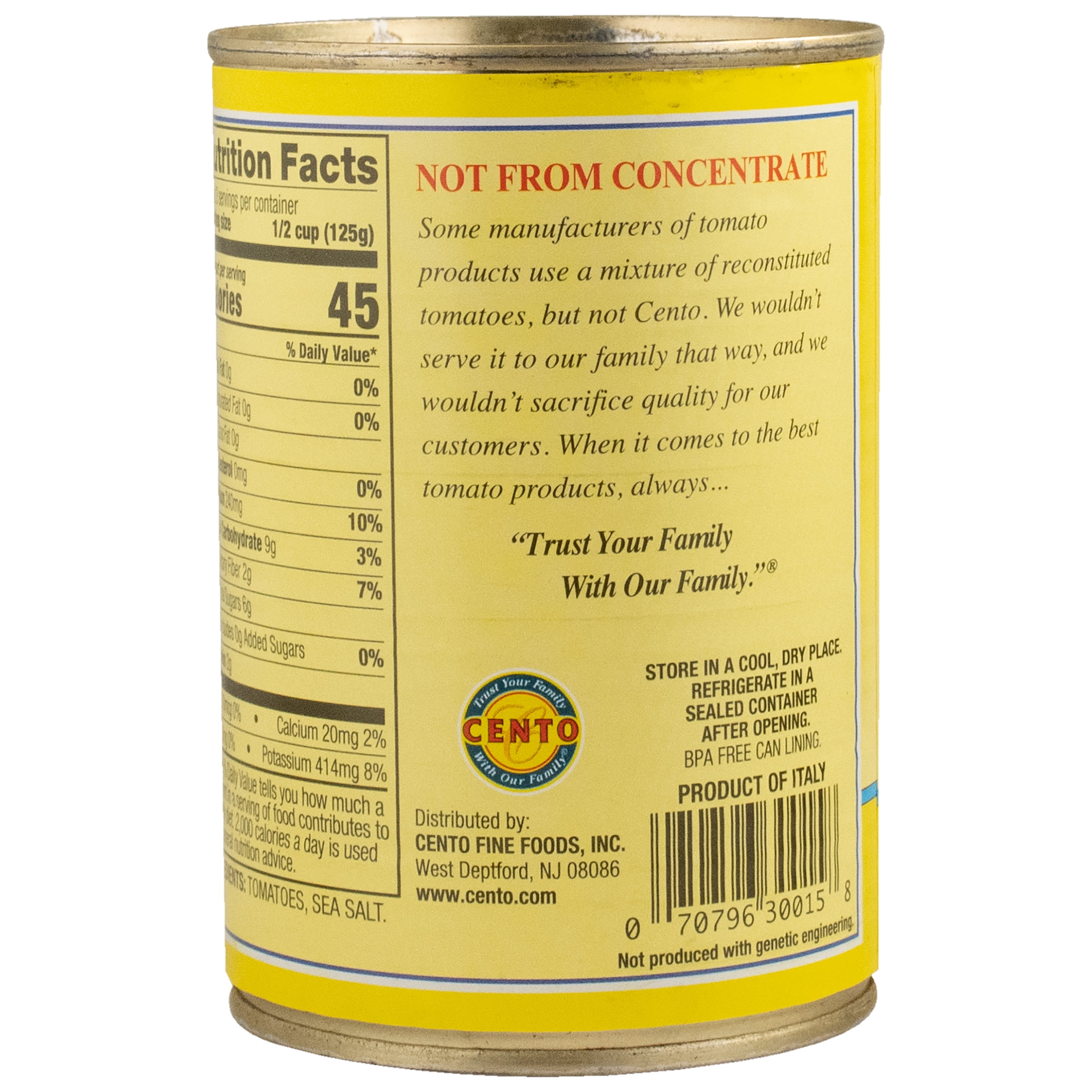 (7 pack) Cento Petite Diced Tomatoes, 14.5 Oz