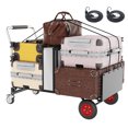 thumbnail image 2 of HOHYN 2 in 1 Convertible Hand Truck and Dolly, 800LBS – Heavy-Duty Moving Dolly Cart with 10" Flat Free Rubber Wheels & Handle, 2 of 8