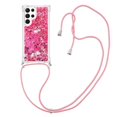 thumbnail image 3 of Funda FOXDOCK para Samsung Galaxy S21 Ultra con Cuerda Ajustable, Brillo Líquido, Protección Antigolpes y Lente – Ideal para Regalo, 3 of 6