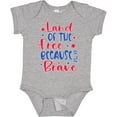 thumbnail image 3 of Inktastic Memorial Day Land of the Free Because of the Brave Boys or Girls Baby Bodysuit, 3 of 5