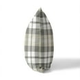 thumbnail image 4 of Gen Plaid Tan Charcoal Throw Pillow, 4 of 4