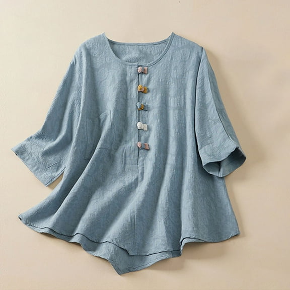 USSUMA Women's Tops Tops for Women Trendy Women's Fashion Casual T-Shirt Short Sleeve V-Neck Sweatshirt Tops Blouse Reduced Price Summer Tops for Women