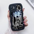 thumbnail image 3 of Funda Love Heart Curly Wave para iPhone 15 Fundas iPhone 11 12 13 14 16 Pro Max 7 8 Plus SE X XR XS Funda suave a prueba de golpes, 3 of 5