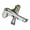 silver, variant on Adjustable Dating Rings Leg Shape Opening Rings Vintage Finger Jewelry Alloy Texture Suitable for Casual and Formal Wear