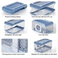 thumbnail image 4 of MORVLIX Dwarf Hamster Cage, No Assembly Full Transparent, Small Desktop/Breeding/Nursery Cage, 9.84x6.3x5.51 in, Fits Small Space/Kid’s Room, for Dwarf & Baby Hamsters Pink, 4 of 6