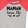 thumbnail image 4 of Inktastic Mamaw Loves Me Grandchild Girls Baby Bodysuit, 4 of 5
