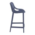 thumbnail image 5 of Compamia Air Patio Counter Stool in Dark Gray, 5 of 7