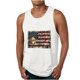 thumbnail image 1 of Camiseta para Hombres Hombres Moda Casual Verano Solto Chaleco Deportivo Cuello Redondo Camiseta, 1 of 6