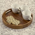 thumbnail image 2 of Kalmar Home Round Serving Tray - 15" - Solid Bottom, 2 of 2