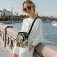 thumbnail image 2 of Xixirimido Shoulder Bag Crossbody for Women Crossbody Bags with Adjustable Strap Cell Phone Purses Sling Bag for Travel Hiking Shopping, Christmas Santa Deer Owl Fox, 2 of 7