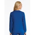 thumbnail image 2 of Elements Women's EL9405 Basic Snap Scrub Jacket Royal Blue Large, 2 of 6