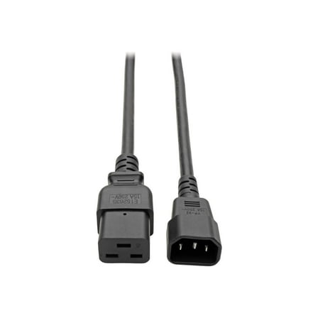 Eaton Tripp Lite Series Power Cord, C14 to C21 - Heavy-Duty, 15A, 250V, 14 AWG, 2 ft. [0.6 m], Black (p037-002)