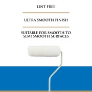PRO EDGE by Linzer 4x3/8 Woven Mini Paint Roller with Frame