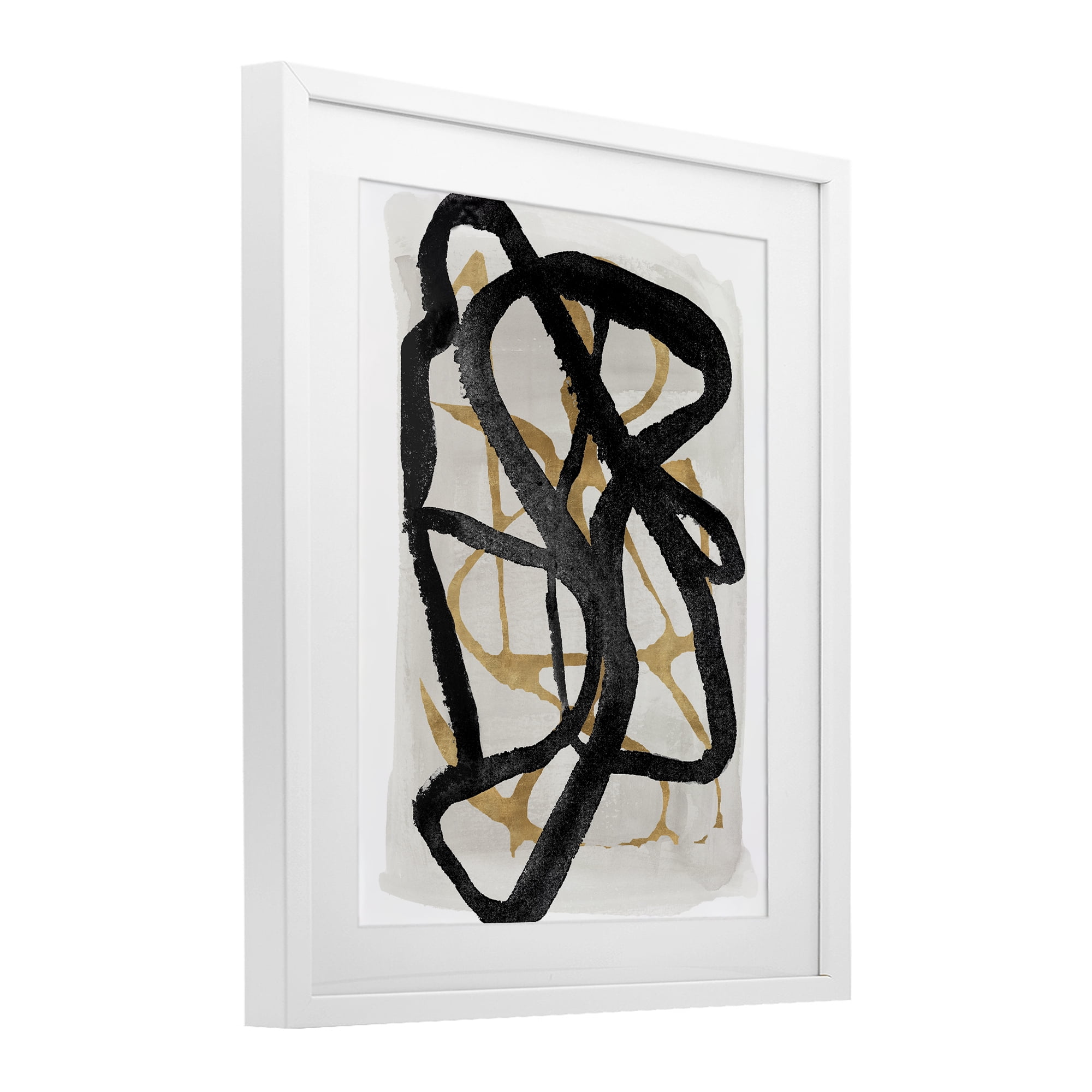 Stupell Industries Expressive Hindsight in Black White Framed Print Under Glass, design by Lucille Price