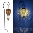 thumbnail image 4 of Yuarrent Luz automática con energía solar, patio exterior, lámpara LED, adorno de patio delantero, linterna recargable, decoración del hogar Iluminación y accesorios Antike Bronze, 4 of 6