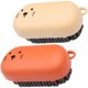 thumbnail image 1 of Durable Rectangular Plastic Laundry Cleaning Brush For Home Cleaning 12.00X6.00X4.50cm 2Pcs, 1 of 4