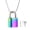 Rainbow, variant on Personalize Stainless Steel Lock Urn Pendant Cremation Jewelry for Ashes Urn Necklace Lockets for Ashes Keepsake Memorial Jewelry