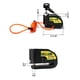thumbnail image 4 of Candado de freno de disco para motocicleta QWORK, cable de alarma de 7 mm, 110 dB, 1,5 m, 4 of 5