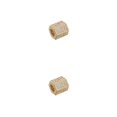 thumbnail image 4 of Jumpingount Cuentas de cobre, accesorio hexagonal, joyas de mano para adultos, Ornamental a juego para doméstico, artesanal, oro blanco Blanco Hao Oro 2piezas, 4 of 6