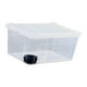 thumbnail image 5 of Caja de Alimentación para Reptiles, Terrario Transparente, Jaula de Hábitat, Caja de Transporte de Cría con Cuenco de Alimentación para Ranas, Ranas a 38x24x17cm, 5 of 10