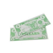 Play Money, 5.00 Doller Bills - Pack of 1000