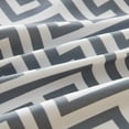 thumbnail image 4 of Set of 6 Pillow Covers, Printed Geometry Square Decorative Throw Pillow Covers Soft Outdoor Cushion Covers 18 X 18 for Livingroom Sofa Bed Chairs Car Bedroom Home Decor, Grey, 4 of 5