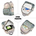 thumbnail image 5 of FORMRS Mini Backpack Purse for Women Quilted Travel Daypack Casual Shoulder Bag, Night Deer, 5 of 7