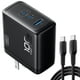 thumbnail image 1 of Cargador USB C INIU Cargador GaN de 3 puertos y 100 W para MacBook Pro/Air, 1 of 8