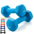 thumbnail image 2 of Neoprene Dumbbell Set Coated for Non Slip Grip - Hex Dumbbells Weight Set - Hand Weights Set - Neoprene Weight Pairs - Hex Hand Weights - Set of Two Neoprene Dumbbells, 2 of 5